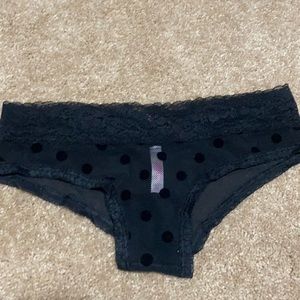 6 pair for $20!  Never worn! Polka dot mesh detail panty